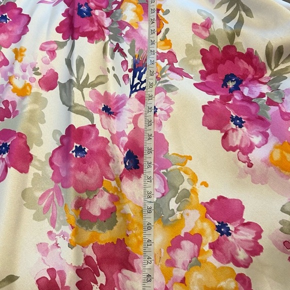 NWT Eliza J Poppy Floral Maxi Print Block Ball Gown Dress Sz 8 Formal Event - Picture 8 of 16